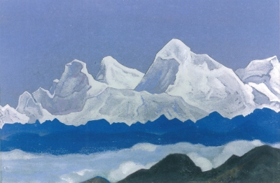 Рерих Н.К. джомолунгма. эверест. 1931.