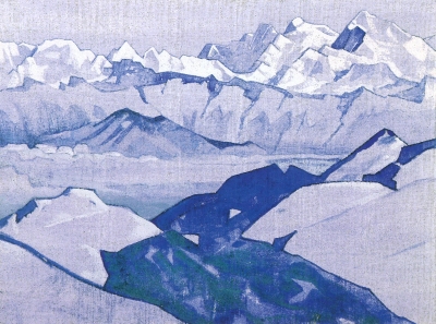 Рерих Н.К. хребет эвереста. 1924.